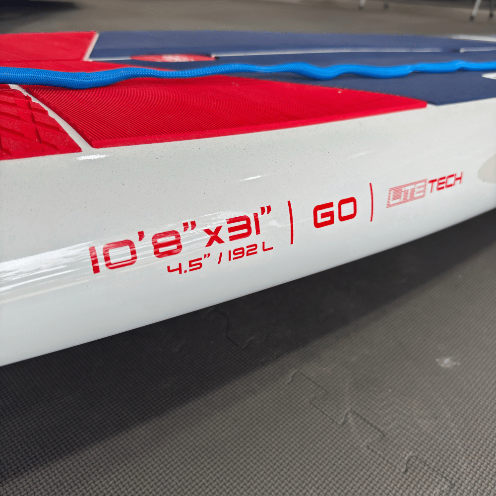 Starboard GO 10'8" x 31" Lite Tech Paddle Board – Like New (Tour Fleet)